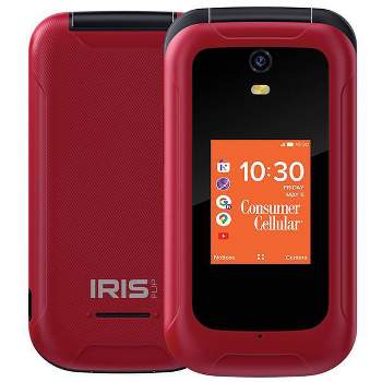 Consumer Cellular Iris Flip (8GB) - Red