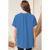 Women's Textured Placket Top - entro - 3 of 4