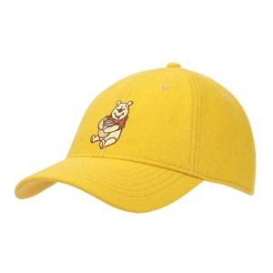 Winnie The Pooh With Honey Pot Yellow Unstructured Baseball Cap - 1 of 4