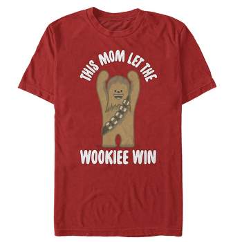 Men's Star Wars Mother's Day Mom Let Wookiee Win T-Shirt
