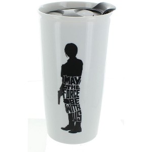 Seven20 Star Wars Jyn Erso "May The Force Be With Us" 12oz Ceramic Travel Mug - 1 of 3