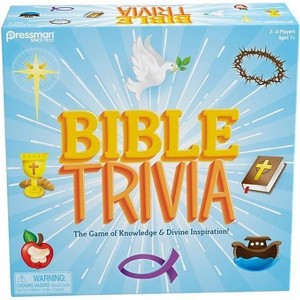 Bible Trivia by Pressman - The Game of Knowledge & Divine Inspiration, Multi Color Ages 7 & Up - 1 of 3