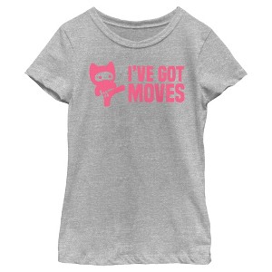 Girl's Lost Gods Cat Moves T-Shirt - 1 of 4