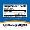 Nutricost Folic Acid (Vitamin B9) Capsules (1000 MCG) (240 Capsules) - 2 of 4
