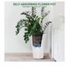 Modern Diamond Planters - 2-Pack featuring self-watering system, drain holes and water monitor. Ideal for indoor and outdoor use. - 4 of 4