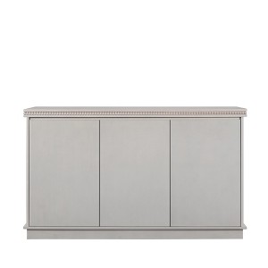 Classic Wooden Sideboard with Beaded Trim, Push-to-Open Doors & Adjustable Shelves, Elegant Storage Cabinet for Dining or Living Room - 1 of 4