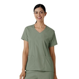 Wink Boundless Women's 2-Pocket V-Neck Scrub Top - 1 of 4