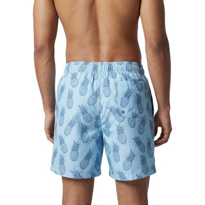 Мужские брюки Burnside Men's Blue Pineapples Island 6" inseam Bathing Suit-large — фото 3