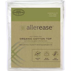 Organic Cotton Cover Allergy Protection Mattress Pad - AllerEase