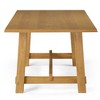 Maven Lane Yves Rectangular Wooden Dining Table in Weathered Finish - 4 of 4