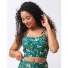 Cottage Floral Shoulder-Tie Crop Top - 2 of 4