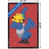 Trends International Pokémon - Pikachu and Cramorant Framed Wall Poster Prints - 3 of 4