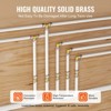 VEVOR Pipe Fittings, 3/4" 50PCS Brass Pipe Fittings, Clamp-style Straight-Through Pipe Connector Brass Air Fittings, Gold - 4 of 4