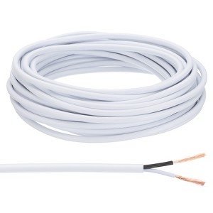 Unique Bargains Tinned Copper Insulated Heat Resistant PVC Covered 300V SVT Round Wire 18AWG - 1 of 4