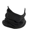 MUK LUKS Quietwear Unisex Fleece Neck Gaiter, Black, One Size Fits Most - image 2 of 4