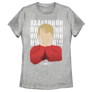 Women's Home Alone Kevin Ahhh Silhouette T-Shirt - 1 of 4