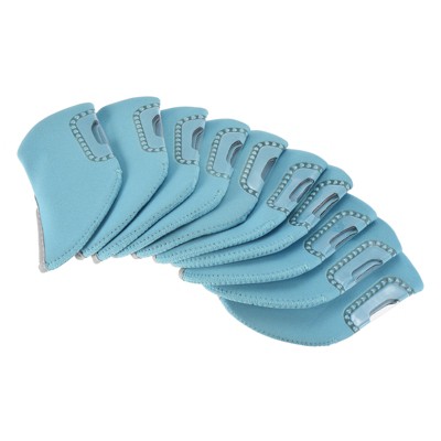 Unique Bargains Waterproof Soft Golf Club Iron Head Covers with Visible Windows 10 Pcs