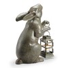 SPI Home Rabbit Lantern – 14.5” Metal Garden Accent with Cutout Design, Whimsical Woodland Candle Holder for Patio or Entryway - 3 of 4