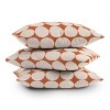 Color Poems Circular Minimalism Outdoor Throw Pillow Orange - Deny Designs - 3 of 3