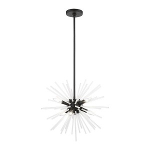 Livex Lighting Uptown 6 - Light Pendant in  Black - 1 of 4