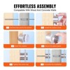 VEVOR Glass Clamp, 10 PCS Round Glass Railing Bracket for 0.31 "-0.62 " Tempered Glass, 316 Stainless Steel Glass Mounting Clamp, Silver - 4 of 4