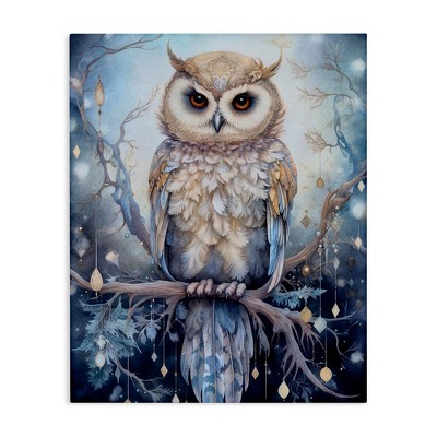 Stupell Industries Owl on Twinkling Branch, 24" x 30"