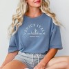 Simply Sage Market Women's Embroidered Venice Italy Short Sleeve Garment Dyed Tee - 2 of 3
