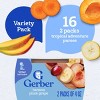 Gerber Baby Food Stage 2 Tropical Adventure Variety Pack Puree 2oz Tubs (32 Pack) - 3 of 4