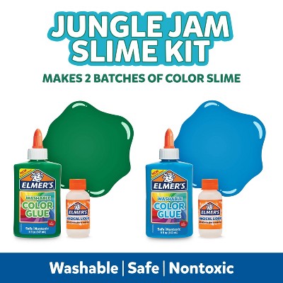 Elmer&#39;s 4pk Jungle Jam Slime Kit with Glue &#38; Activator Solution