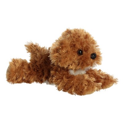 Aurora Small Chai Cockapoo Mini Flopsie Adorable Stuffed Animal Brown 8"