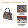 Signare USA Forest Life Blue Squirrel Top Handle Handbag - 3 of 4