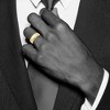 Black Bow Jewelry 7mm to 12mm 10K Yellow Gold Half Round Standard Fit Band - 4 of 4