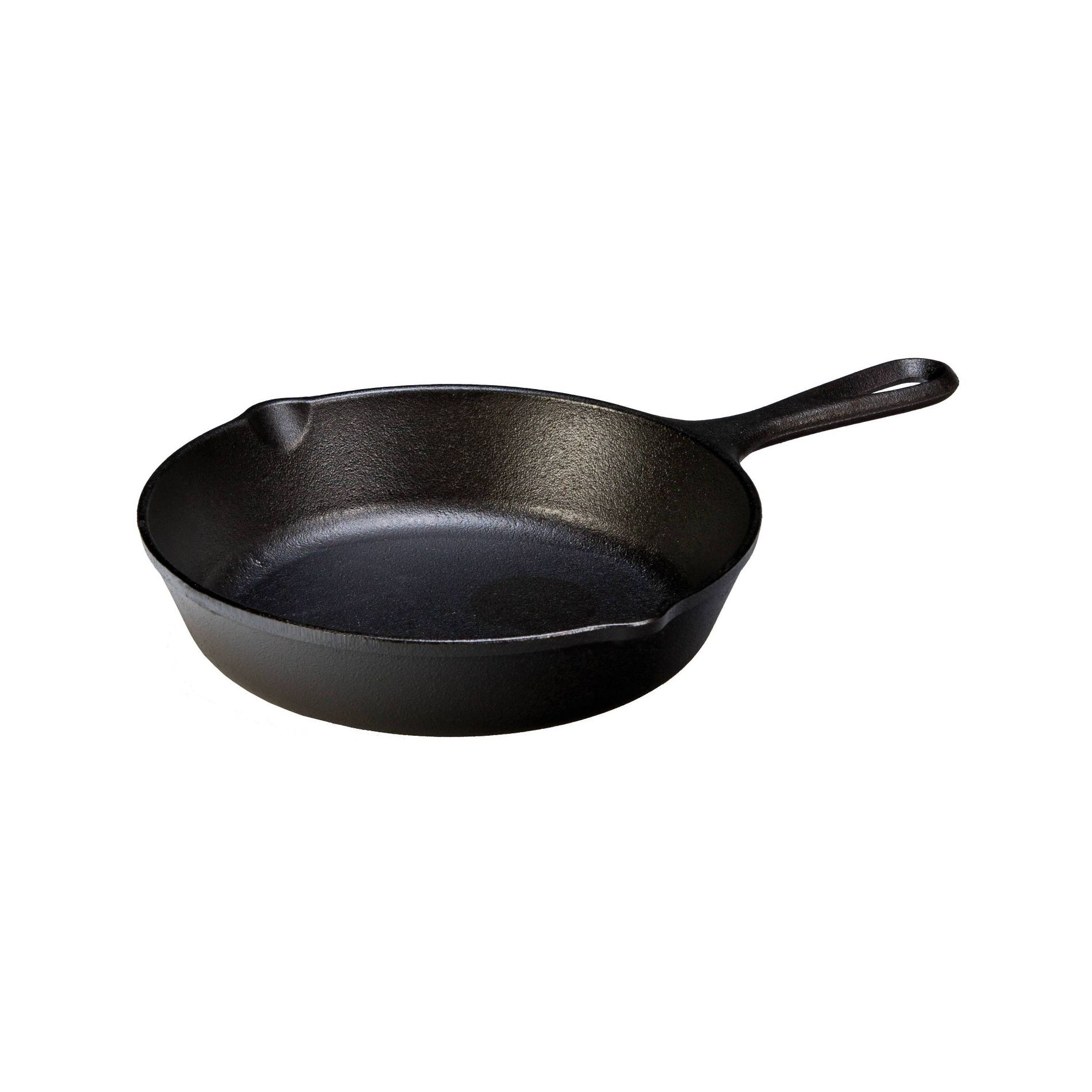 Lodge 8" Cast Iron Skillet: Preseasoned, Tarnish & Heat-Resistant, 8 Inch, Smooth Surface Compatible, Hand Wash Only