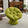 Racxily Oversized Swivel Accent Chair, 360 Swivel Barrel Chair, Papasan Chair for Living Room Bedroom - 2 of 4