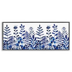 Stupell Industries Blue Sprouting Botanical Herbs Framed Giclee Art - 1 of 4