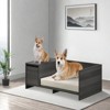Mewoofun 47" Wide Modern Comfy Pet Bed with Cushion and Side Storage Compartment,33.3"*22"*3" - 4 of 4