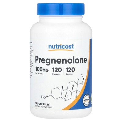 Nutricost Pregnenolone, 100 mg, 120 Capsules