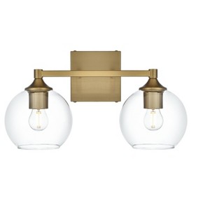 Elegant Lighting Eero 16 inch Wall Sconce in Satin Gold - 1 of 4