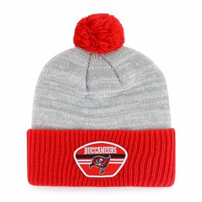 NFL Tampa Bay Buccaneers Men's Badge Knit Beanie - Gray