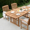 7pc Rowlette Teak Patio Dining Set with Cushion - Cambridge Casual
 - image 2 of 4