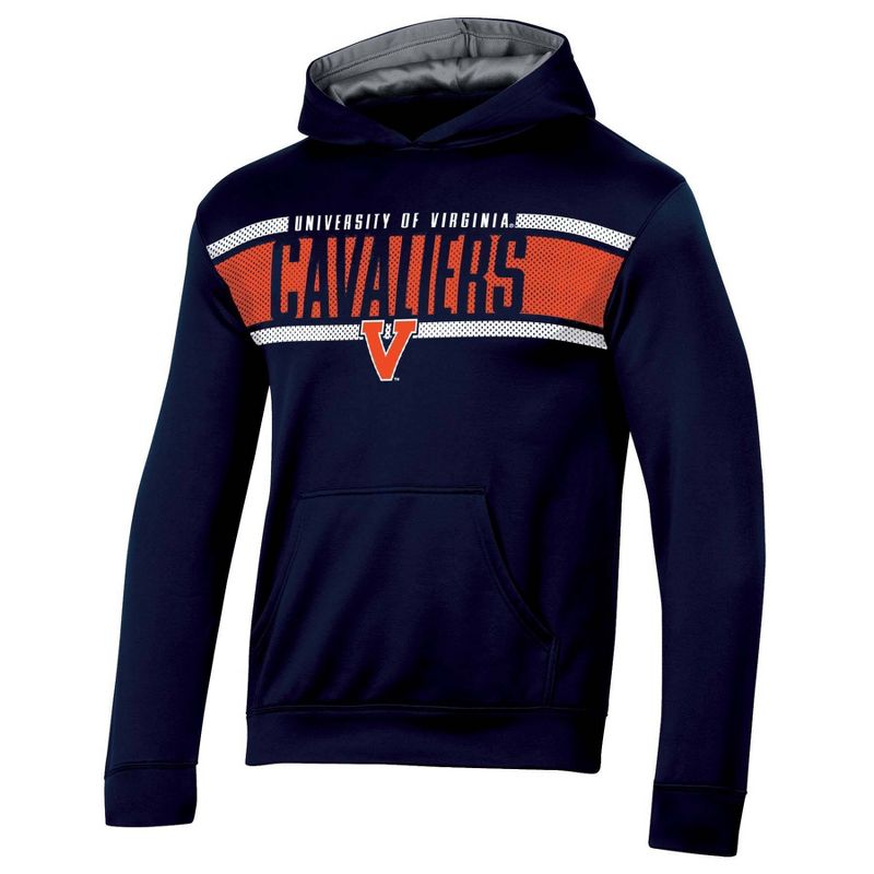 NCAA Virginia Cavaliers Boys&#39; Poly Hooded Sweatshirt, 1 of 4