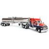 First Gear DCP 1/64 Red & Blue Kenworth W990 76in Sleeper with Brenner Chemical Tank Trailer 60-1731 - 2 of 4