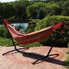 Sunnydaze Large Double Brazilian Hammock with Stand and Carrying Case - 400 lb Weight Capacity - 4 of 4