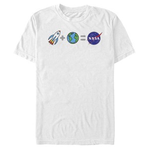 Men's NASA Emoji Space Equation T-Shirt - 1 of 4