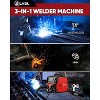 SILVEL 140A MIG Welder, 3 in 1 MIG/ARC/Lift TIG Welding Machine, 110V Flux Core Welder with IGBT Inverter, Gasless Welder Machine for Home Welder - 3 of 4