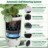31 Inch Tall Planter Self Watering Pots Flower Pots with Water Level Monitor, Wheels, Ideal for Living Room, Bedroom Office, Patio, Porch, Garden - 3 of 4