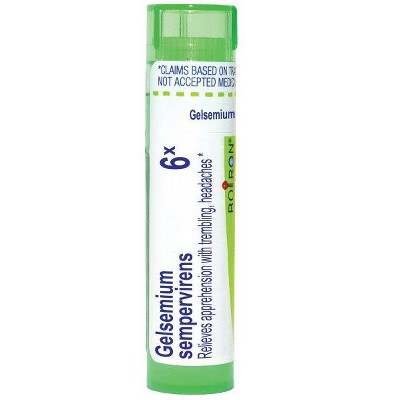 Gelsemium Sempervirens 6X by Boiron Homeopathic Single Medicine For Stress & Sleep  -  80 Pellet