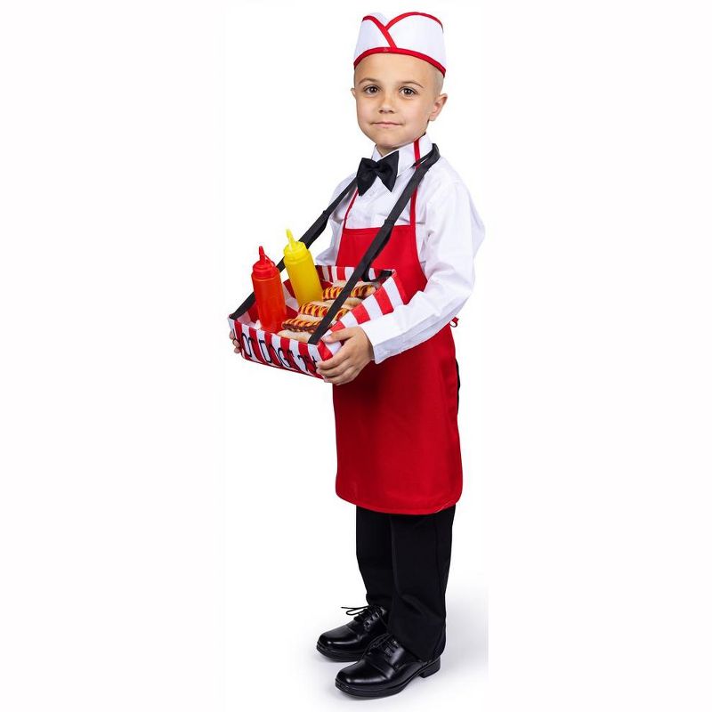Dress Up America Hot Dog Vendor for Toddlers - Toddler 4/Small, 2 of 3