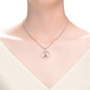 "Teens/Young Adults Two-Tone Rose Gold and White Gold Plated Infinity Pendant in Open Circle – Stylish and Modern Jewelry" - 2 of 4
