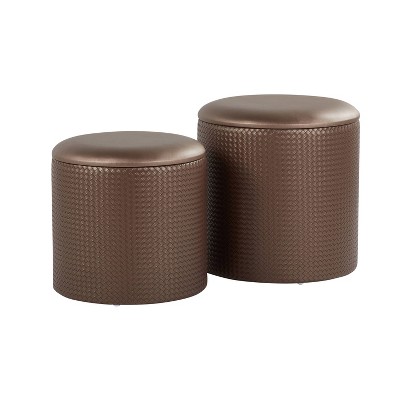 Maverick Nesting Ottoman Set - LumiSource
